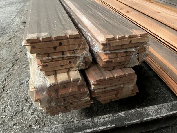 BARDAGE RED CEDAR FAUX CLAIR VOIE PAS CHER